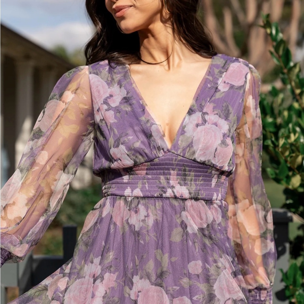 LAYLA TULLE MAXI DRESS - Picture 4 of 4